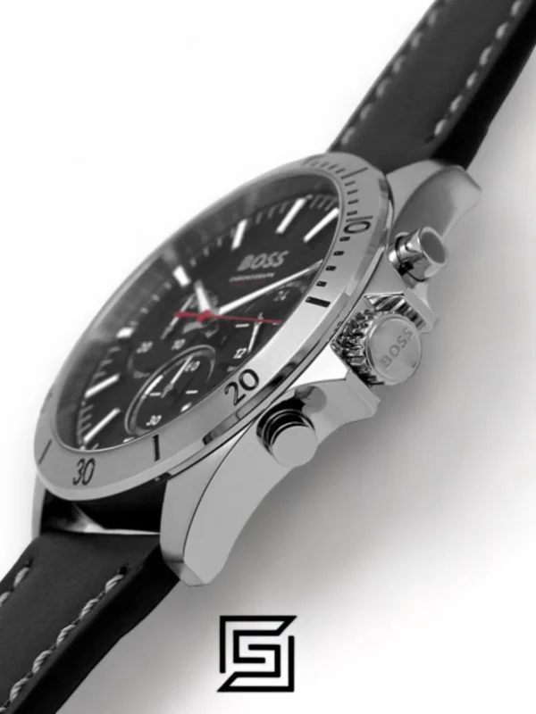 Men,Original Watches Hugo Boss original-watches Gents BOSS Troper Black Leather Strap Watch - 1514055 Boss