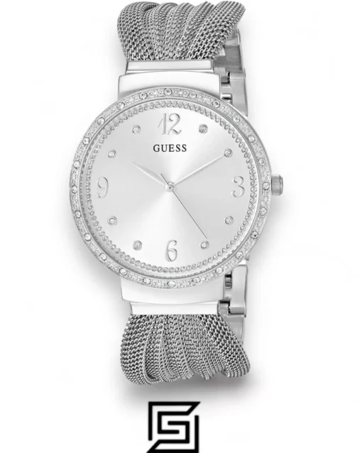 For women,Watches,For women,Original Watches watches Guess Chiffon Analog Silver Dial Women's Watch - W1083L1 Guess