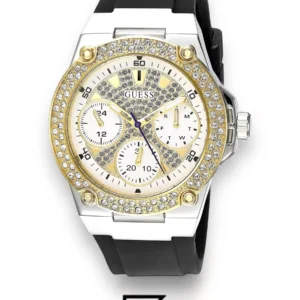 Original Watches,Women watches Guess Womens Quartz Watch Analog Display And Silicone Strap - W1291L1 Guess