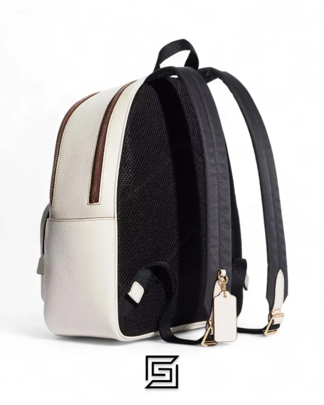 Bags,Leather,Women Coach leather Court Backpack In Signature Canvas With Tiger Style No. C7317 Coach