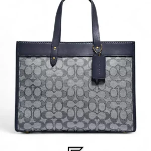 Bags,Leather,Women Coach leather Field Tote 30 In Signature Jacquard C3282 Coach