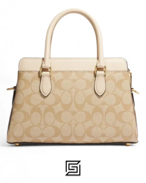 Bags,Leather Coach leather Darcie Carryall In Blocked Signature Canvas Style No.CH503 Coach