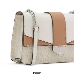 Bags,Leather,Women Guess leather GLEN ELLYN FLAP CROSSBODY Guess