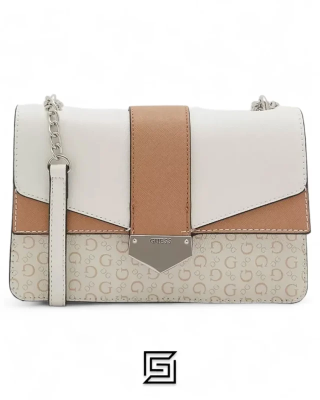 Bags,Leather,Women Guess leather GLEN ELLYN FLAP CROSSBODY Guess