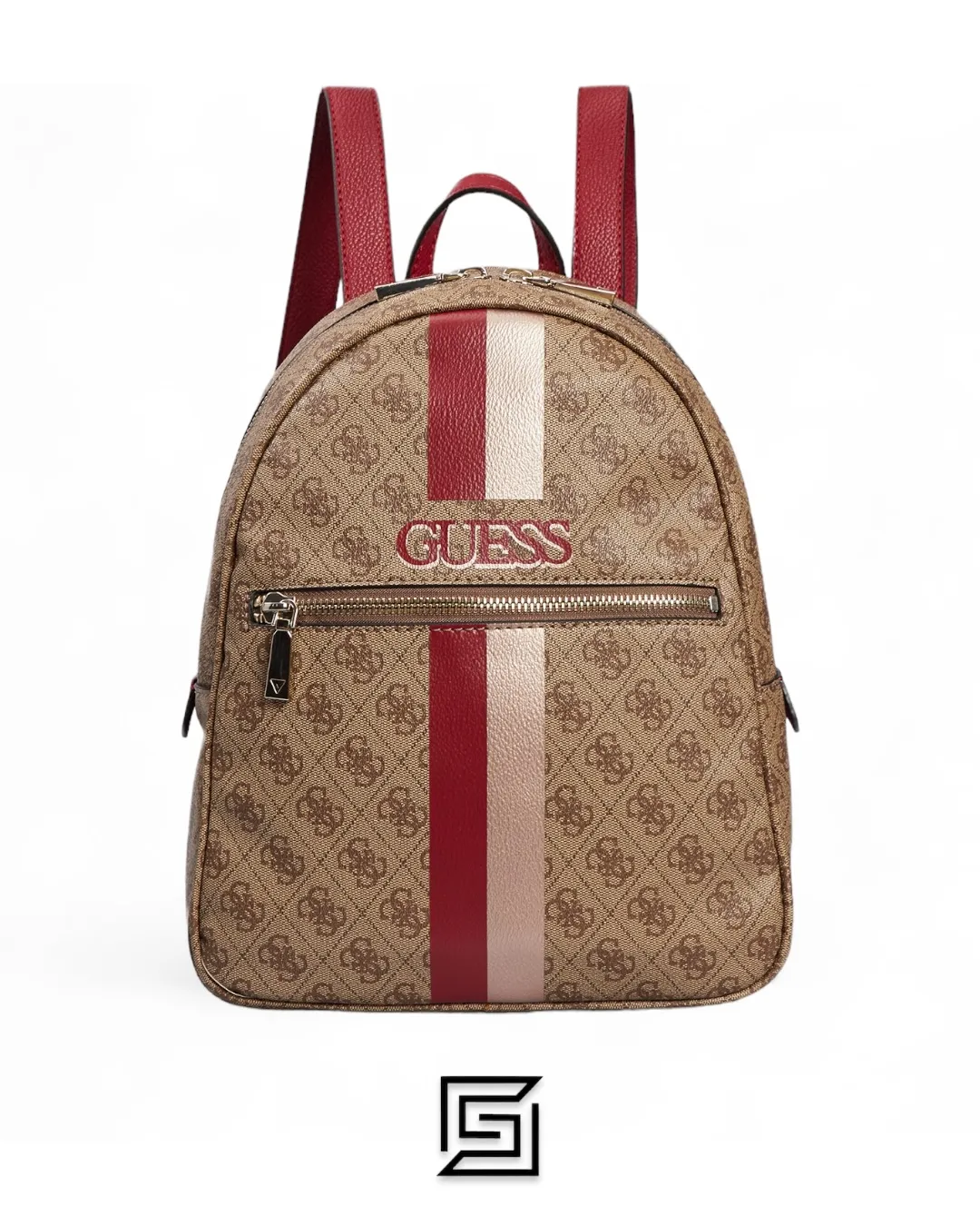Bags,Leather,Women Guess leather Women's brown backpack HWBS69.95320 Guess