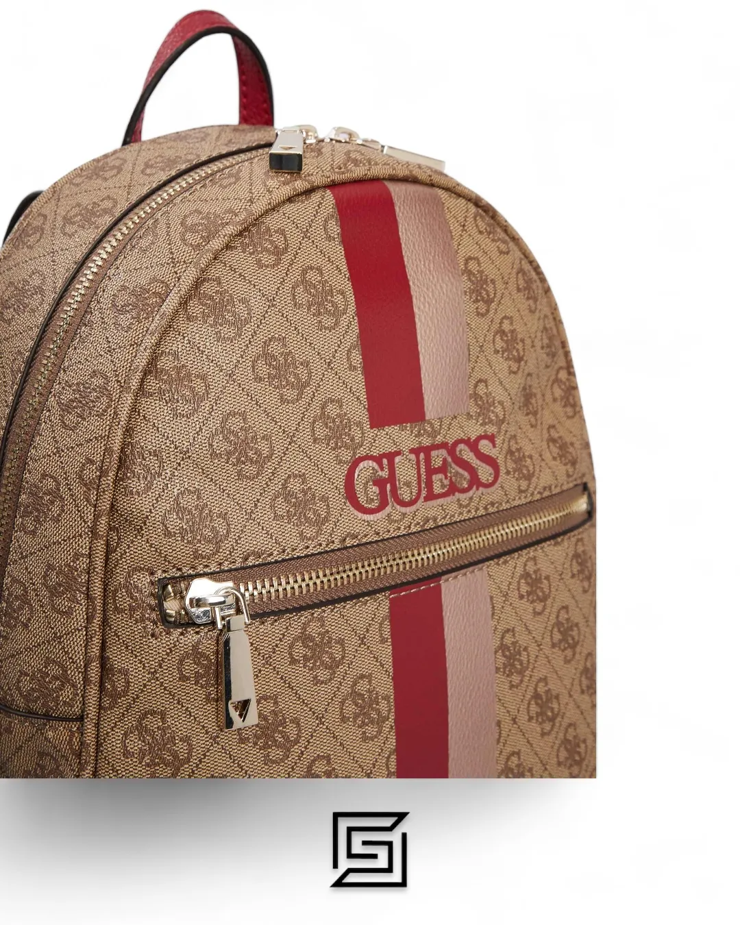 Bags,Leather,Women Guess leather Women's brown backpack HWBS69.95320 Guess