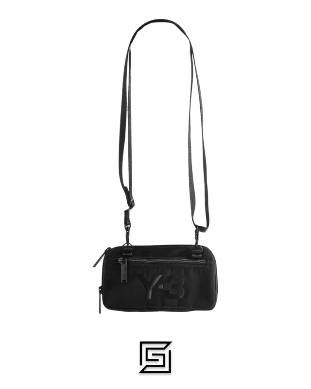 Bags,Leather,Men leather ADIDAS Yohji Yamamoto Y-3 CH2 GFX POUCH Y-3