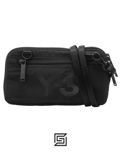 Bags,Leather leather ADIDAS Yohji Yamamoto Y-3 CH2 GFX POUCH Y-3