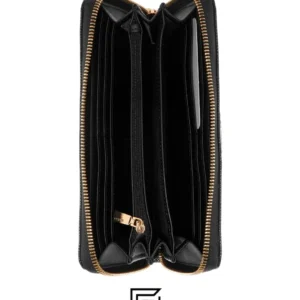 Leather,Wallets,Women wallets Guess Etel SLG Large Zip Around - Black Guess