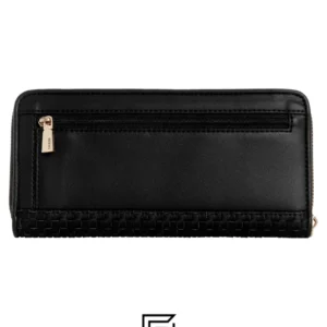 Leather,Wallets,Women wallets Guess Etel SLG Large Zip Around - Black Guess