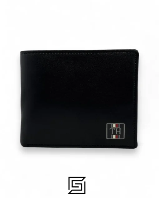 Leather,Wallets,For men Tommy Hilfiger TOMMY SINGLE WALLET W TH LOGO SOFT PATTERN INSIDE LEATHER SQUARE LOGO/BLACK Tommy Hilfiger