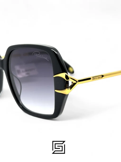 Sunglasses,Women Roberto Cavalli sunglasses SRC077/BLACK X GREY GOLD Roberto Cavalli