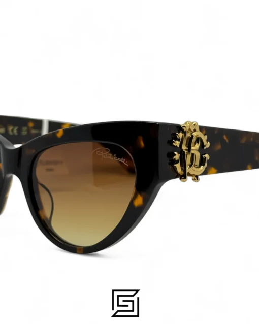 Sunglasses,Women Roberto Cavalli sunglasses SRC017M/TIGER X BROWN Roberto Cavalli