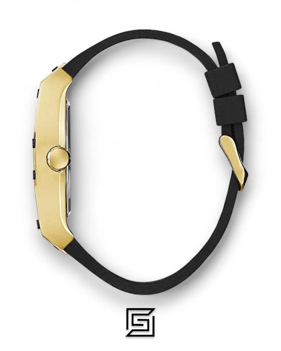 Men,Original Watches original-watches GUESS MENS BLACK GOLD TONE MULTI-FUNCTION WATCH GW0500G1 Guess