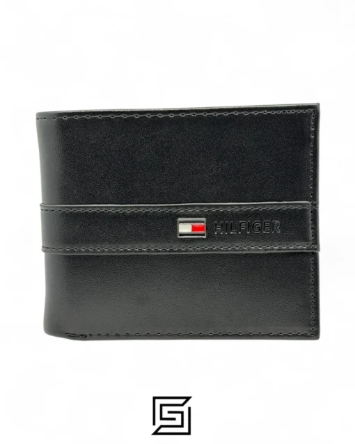 Leather,Wallets,For men Tommy Hilfiger leather TOMMY SINGLE WALLET  LINE HILFIGER LOGO/BLACK Tommy Hilfiger