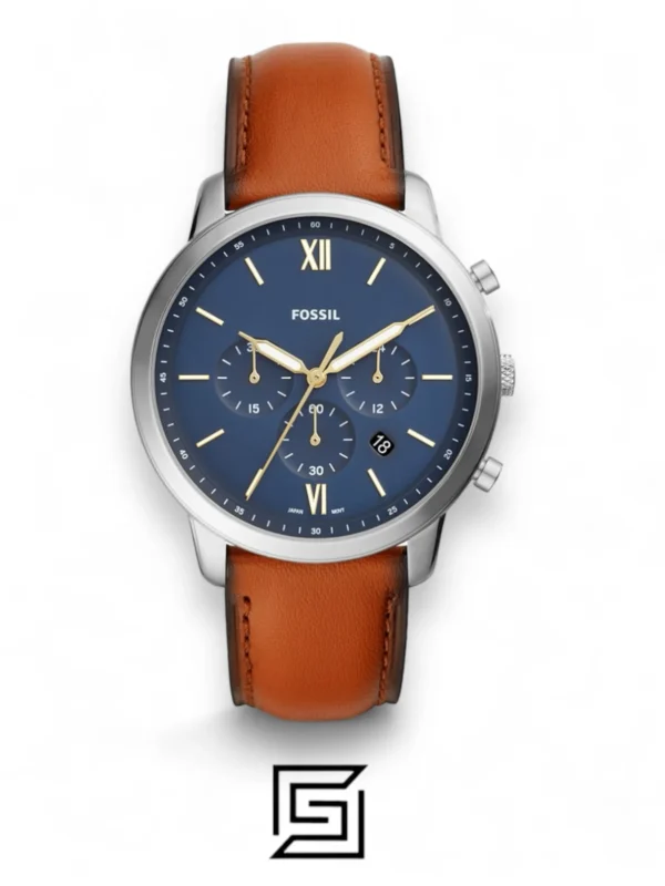 Men,Original Watches Fossil watches Neutra Chronograph Brown Leather Watch - FS5453 Fossil