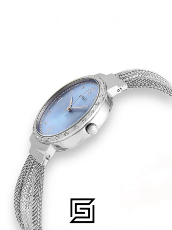 Original Watches,Women Guess watches Quartz Crystal Blue Dial Ladies Watch - U1083l4 Guess