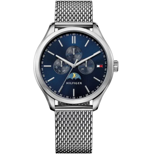 For men,Original Watches Tommy Hilfiger original-watches Men's Blue Dial Stainless Steel Band Watch - 1791302 Tommy Hilfiger