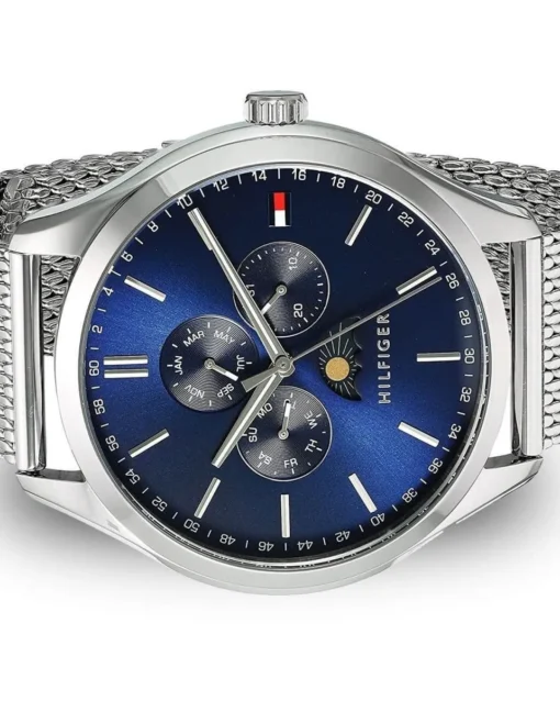 For men,Original Watches Tommy Hilfiger original-watches Men's Blue Dial Stainless Steel Band Watch - 1791302 Tommy Hilfiger