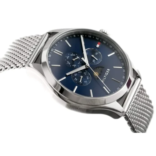 For men,Original Watches Tommy Hilfiger original-watches Men's Blue Dial Stainless Steel Band Watch - 1791302 Tommy Hilfiger