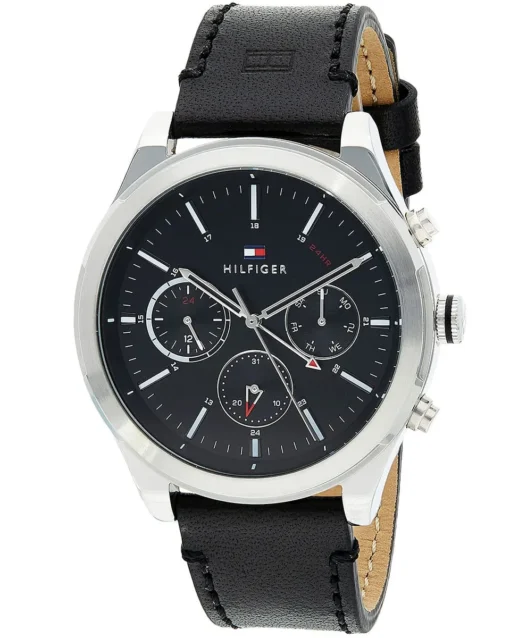 For men,Original Watches Tommy Hilfiger original-watches Men's Leather Ashton Multi-Function Chronograph Watch 1791740 Tommy Hilfiger