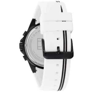 Men,Original Watches Tommy Hilfiger original-watches Men's Analog Quartz Watch with Silicone Strap 1791862, White, strap Tommy Hilfiger