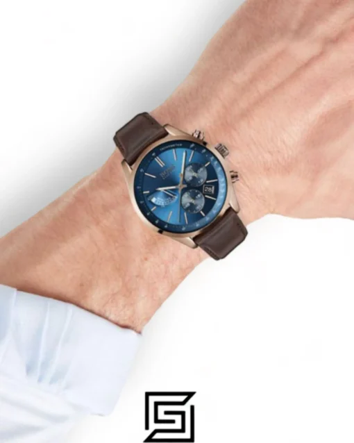 For men,Watches,For men,Original Watches Hugo Boss original-watches Men's Blue Dial Color Leather Strap Watch - 1513604 Hugo Boss