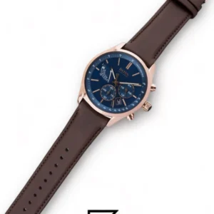 Men,Original Watches Hugo Boss watches Men's Blue Dial Color Leather Strap Watch - 1513604 Boss