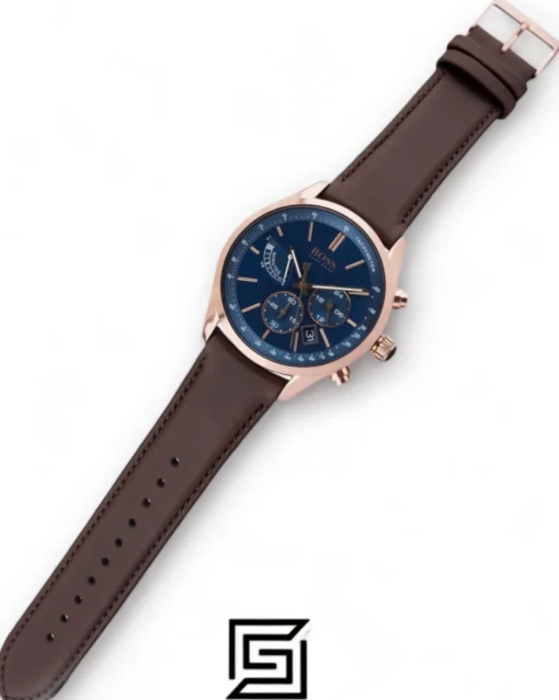 For men,Watches,For men,Original Watches Hugo Boss original-watches Men's Blue Dial Color Leather Strap Watch - 1513604 Hugo Boss