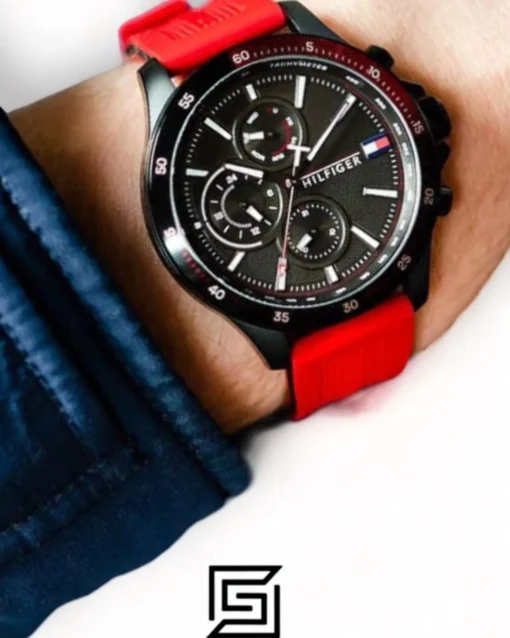 For men,Watches,For men,Original Watches Tommy Hilfiger original-watches Men's Analogue Quartz Watch with Silicone Strap - 1791722 Tommy Hilfiger