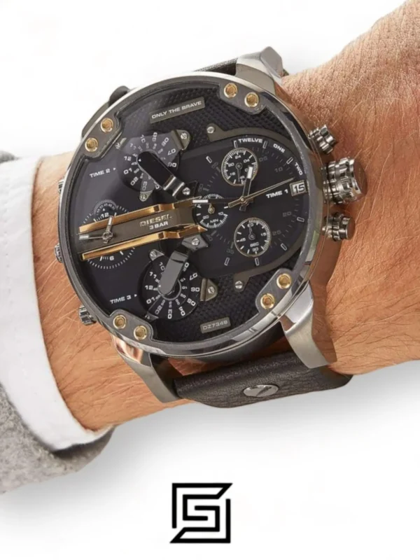 Men,Original Watches Diesel watches Men's Mr.Daddy Water Resistant Chronograph Watch DZ7348 Diesel