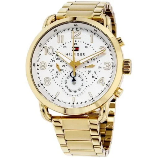 For men,Original Watches Tommy Hilfiger original-watches White Dial Stainless Steel Band Watch - 1791455 Tommy Hilfiger