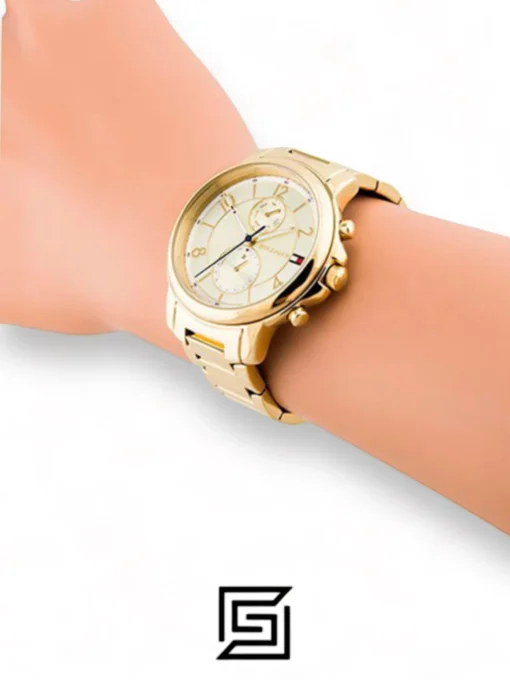 Original Watches,Women Tommy Hilfiger original-watches Women's Gold Stainless Steel Casual Watch - 1781821 Tommy Hilfiger