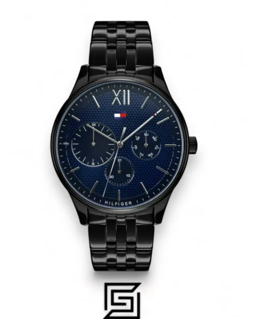 Men,Original Watches Tommy Hilfiger original-watches DAMON Blue Strap Gents Wrist Watch - 1791454 Tommy Hilfiger