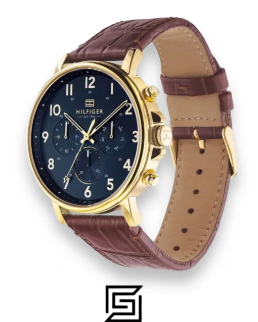 For men,Watches,For men,Original Watches Tommy Hilfiger watches Men's Blue Dial Leather Band Watch - 1710380 Tommy Hilfiger