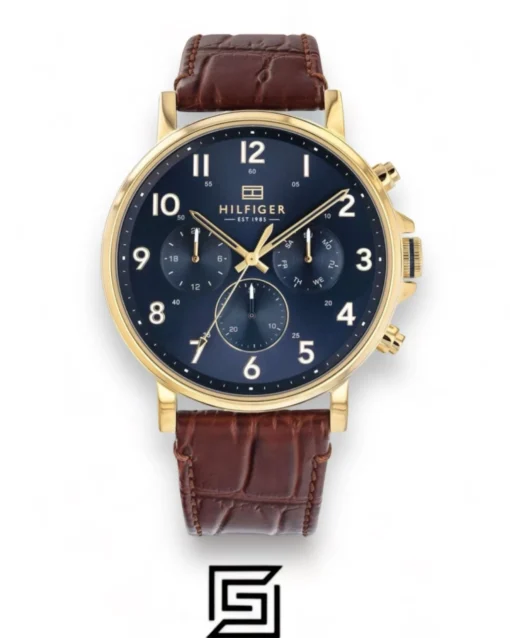 For men,Watches,For men,Original Watches Tommy Hilfiger watches Men's Blue Dial Leather Band Watch - 1710380 Tommy Hilfiger