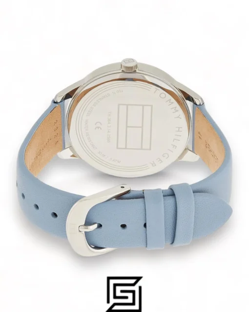 For women,Watches,For women,Original Watches Tommy Hilfiger original-watches Leather Round Analog Water Resistant Baby Blue - 1782023 Tommy Hilfiger