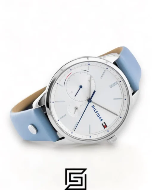 For women,Watches,For women,Original Watches Tommy Hilfiger original-watches Leather Round Analog Water Resistant Baby Blue - 1782023 Tommy Hilfiger