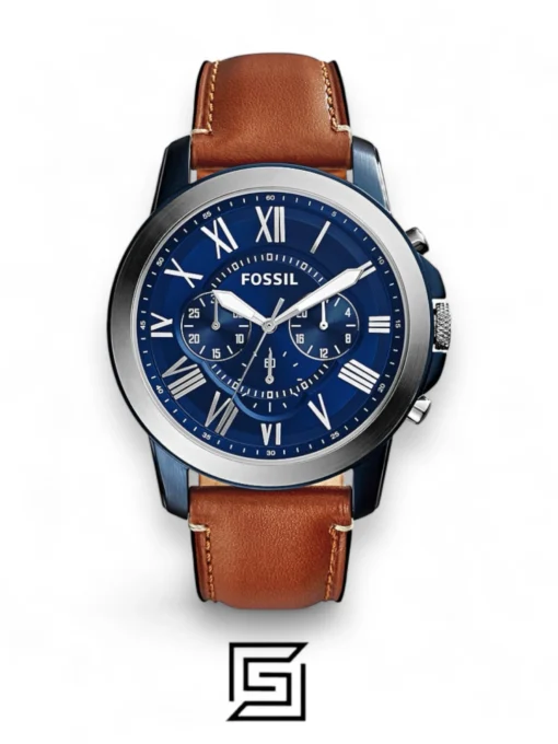 For men,Watches,For men,Original Watches Fossil original-watches Grant Chronograph Light Brown Leather Watch - FS5151 Fossil