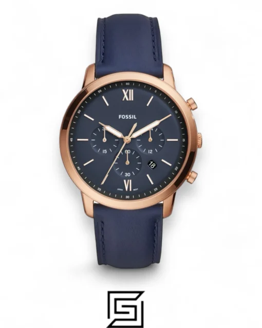 For men,Watches,For men,Original Watches Fossil original-watches Neutra Chronograph Navy Leather Watch - FS5454 Fossil