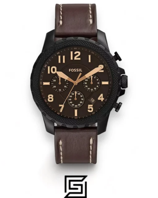 For men,Watches,For men,Original Watches Fossil watches Bowman Chronograph Brown Leather Watch - FS5601 Fossil