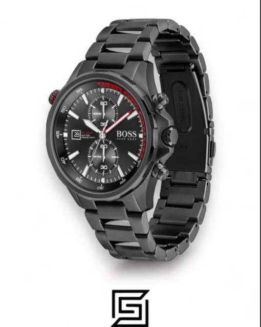 For men,Watches,For men,Original Watches Hugo Boss original-watches Chronograph Quartz Watch with Black Stainless Steel Bracelet - 1513825 Hugo Boss