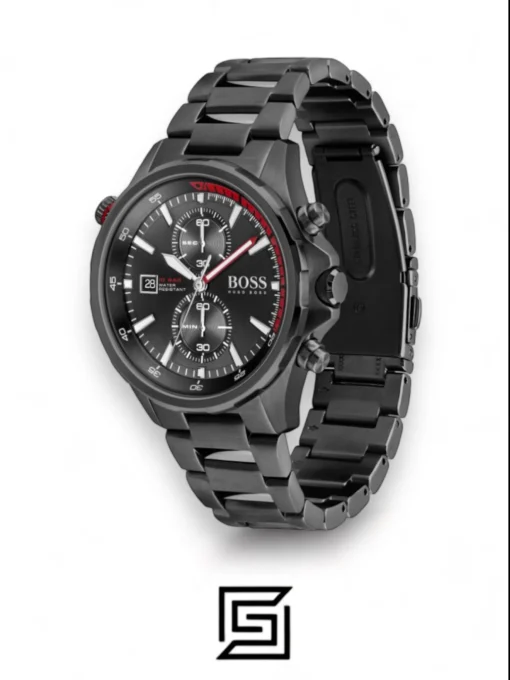 For men,Watches,For men,Original Watches Hugo Boss original-watches Chronograph Quartz Watch with Black Stainless Steel Bracelet - 1513825 Hugo Boss