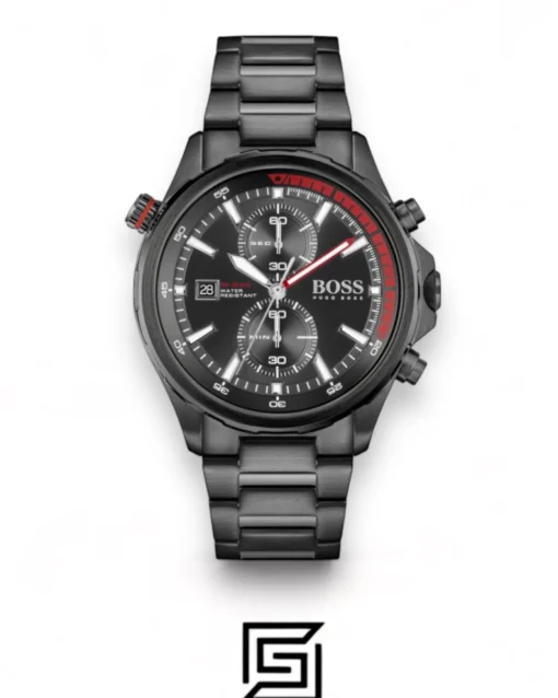 For men,Watches,For men,Original Watches Hugo Boss original-watches Chronograph Quartz Watch with Black Stainless Steel Bracelet - 1513825 Hugo Boss