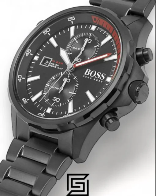 For men,Watches,For men,Original Watches Hugo Boss original-watches Chronograph Quartz Watch with Black Stainless Steel Bracelet - 1513825 Hugo Boss