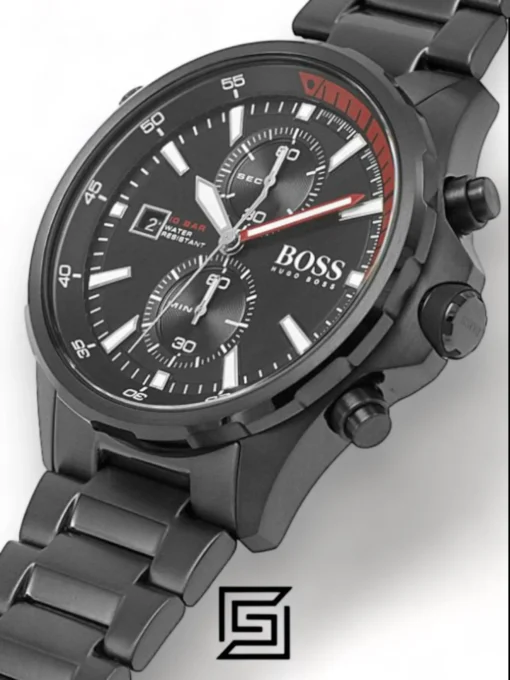 For men,Watches,For men,Original Watches Hugo Boss original-watches Chronograph Quartz Watch with Black Stainless Steel Bracelet - 1513825 Hugo Boss