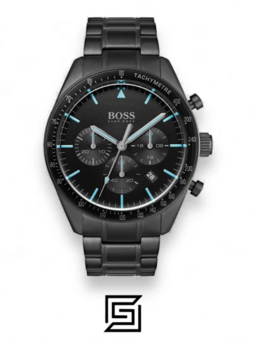 For men,Watches,For men,Original Watches Hugo Boss original-watches Men's Chronograph Trophy Black Stainless Steel Bracelet Watch 44mm - 1513675 Hugo Boss