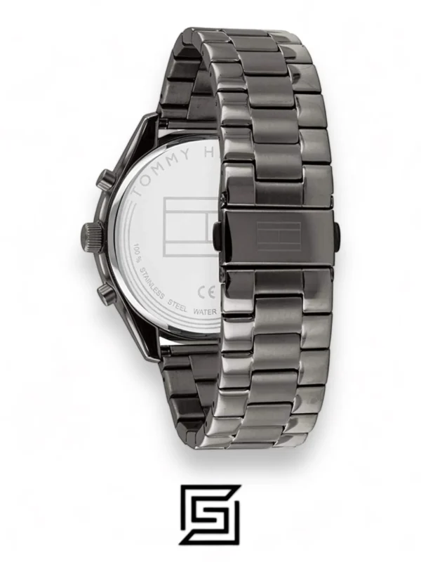 Men,Original Watches watches Tommy Hilfiger Men's Multi Dial Quartz Watch with Stainless Steel Strap 1791727 Tommy Hilfiger