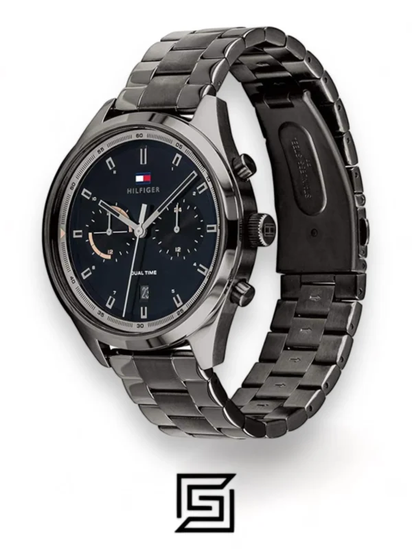 Men,Original Watches watches Tommy Hilfiger Men's Multi Dial Quartz Watch with Stainless Steel Strap 1791727 Tommy Hilfiger