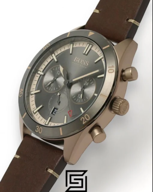 For men,Watches,For men,Original Watches Hugo Boss original-watches Analogue Multifunction Quartz Watch for Men with Brown Leather Strap - 1513861 Hugo Boss